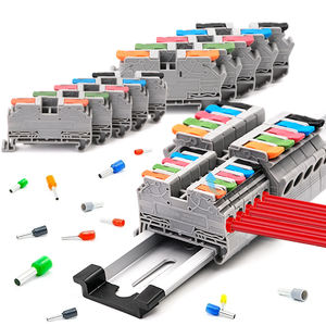 Connecteur de câble à ressort sans pression à branchement rapide série KV, bornier de montage sur rail DIN pour panneau électrique - Product Image 2