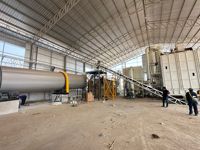 Sécheur rotatif à tambour unique à haute efficacité pour l'élimination de la poussière par cyclone, usage industriel, YGHG2.0X24m, avec certification CE en Tunisie et au Maroc