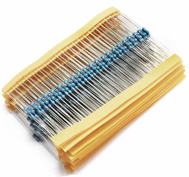 600 PCS /Set 1/4W Resistance 1% 30 Kinds Resistor Assortment Kit Resistors