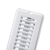 Grille de retour d'air moderne carrée en aluminium et acier thermolaqué durable pour système de climatisation, extérieur, salon, entrepôt, atelier, usine