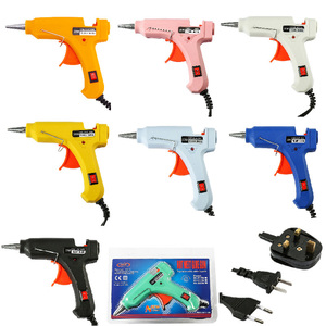 Mini <span class=keywords><strong>pistolet</strong></span> à <span class=keywords><strong>colle</strong></span> chaude à préchauffage rapide, <span class=keywords><strong>pistolet</strong></span> à <span class=keywords><strong>colle</strong></span> thermofusible 20W <span class=keywords><strong>pour</strong></span> réparations rapides à domicile, travaux manuels, bricolage et décorations de fêtes - Product Image 3