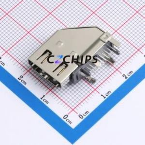 GT-HD007A-CNNG0 HDMI Connector Through hole Component (THT) Connector HDMI-A Female 19P Side Insert - Product Image 1