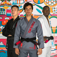 Kimono de fitness Muay Thai BJJ personnalisé à séchage rapide, vente en gros, pour hommes, imprimé, polyester/coton, 340g, durable, léger, respirant, OEM