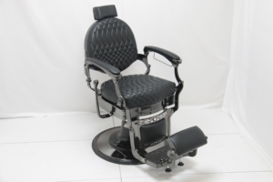 Fauteuil de coiffure moderne en cuir de haute qualité, inclinable et hydraulique, pour hommes, pour salon de beauté et barbier. - Product Image 6
