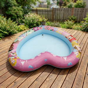 Anillo de Natación Inflable de PVC con Diseño Clásico Personalizado, Anillos Flotantes con Diseño de Corazón para Deportes Acuáticos al Aire Libre - Product Image 2