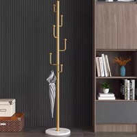 Porte-chapeaux multifonctionnel pour salon et chambre à coucher, porte-vêtements vertical en forme d'arbre avec plusieurs crochets