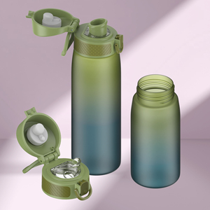New Arrival 420ml Tritan Eco-friendly Drinkware Portable Sport Water Bottle Bpa-free One-touch Lid For Climbing Outdoor - Product Image 2