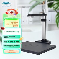 Scanner de documents A3 haute vitesse Eloam Good Field, capteur CMOS 8MP, interface USB, garantie 10 ans - Utilisation au bureau, certificat d'identité