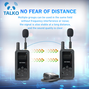 Sistema di guida Wireless di benvenuto internazionale con ricevitori multilingue e doppi trasmettitori per programmi visitatori - Product Image 1