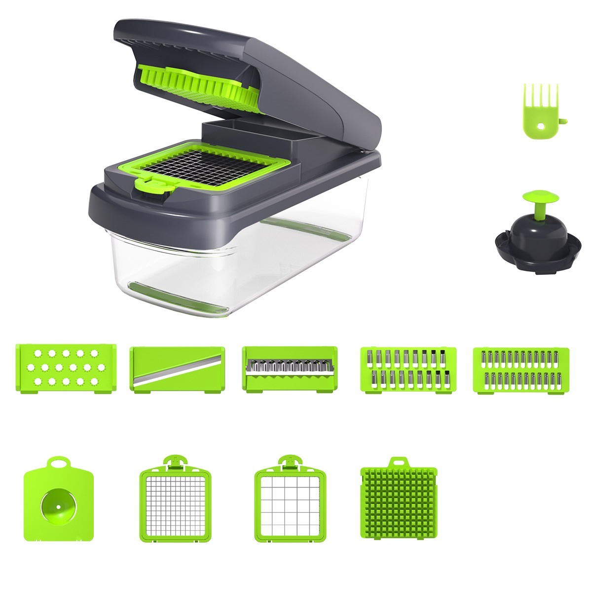 grayish green-13 piece set