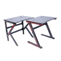 Bureau de jeu pour ordinateur de bureau à domicile en forme de K pas cher