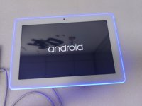Neues Weißes 10-Zoll-POE-Android-11-Tablet-PC für Geschäftswerbung mit Gestrecktem Display zur Wandmontage, 2GB RAM, für Besprechungsräume, 4G/WLAN