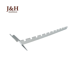 Наклонный кронштейн для настенной решечки из стеклянной древесины Хромированная отделка - Product Image 5