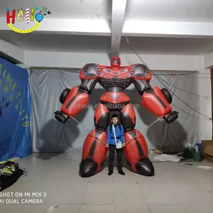 large walking inflatable robot puppet,customized shape robot balloon,large inflatable puppet mascot