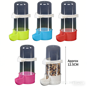 Bebedero y Comedero Automático para Aves, Dispensador de Agua Anti-Goteo y Contenedor de Alimentos por Gravedad para Loros, Canarios, Pinzones, Periquitos - Product Image 2