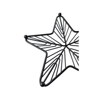 DaS Star Shape Metall Tischplatten Mat Hot Pot Holder für zu Hause