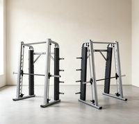 Machine Smith simple en acier, équipement d'entraînement complet de force et de sécurité, cadre de squat multifonctionnel pour fitness à domicile