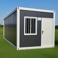 Maison préfabriquée modulaire en conteneur, design plat pré-assemblé pour bureaux, centres commerciaux, parcs, cuisines, maison en conteneur en acier