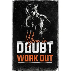 Citation de motivation musculation toile mur Art impression déco salle de sport Fitness sport affiche décor à la maison pour les amateurs de sport - Product Image 5