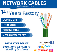 Vietnam Color Roll 305m Oem Odm Cat6 4 pares 26awg Interior Exterior 1000ft armadura Sftp Cat 6 Lan Ethernet Cable de red Kable