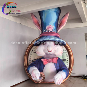 <span class=keywords><strong>Lapin</strong></span> de dessin animé <span class=keywords><strong>gonflable</strong></span> extérieur personnalisé pour les décorations de fête d'événement ventilateur inclus - Product Image 4