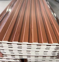 Panneau sandwich en aluminium imperméable et ignifuge pour revêtement mural extérieur et tuiles de toiture isolées thermiquement