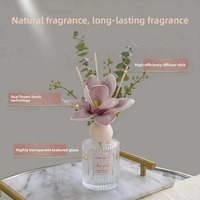 Ornements floraux séchés d'aromathérapie sans flamme, décoration d'intérieur haut de gamme style INS pour la maison, chambre à coucher, ambiance décontractée du week-end