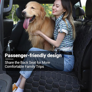 Funda impermeable para asiento de coche para perros, hamaca para camión con ventana de malla, cubierta resistente para el asiento trasero del coche, protector de asiento. - Product Image 2