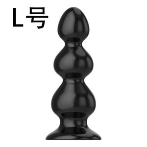 卸売巨大なアナルプラグ6サイズ黒ボディセーフTPR前立腺マッサージアナル拡張ソフトタッチ大人代替親密なおもちゃ - Product Image 4