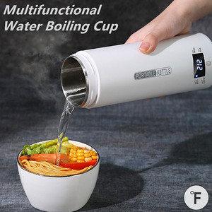 Portable 500ML Water Boiler <b>Kettle</b> Quick Boiling <b>Temperature</b> Water Bottle Stainless Steel USB Power Source for Outdoor Travel Ou - Product Image 1