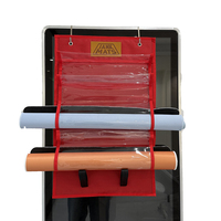 Tapis de Mahjong multiples enroulables, sacs suspendus pour bâtons de baseball, fentes personnalisées, crochets en J, organisateur de tapis de Mahjong en nylon