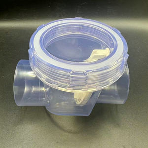 Clapet anti-retour transparent en PVC 1 1/2 pouce pour tuyau d'évacuation d'évier de cuisine - Product Image 3