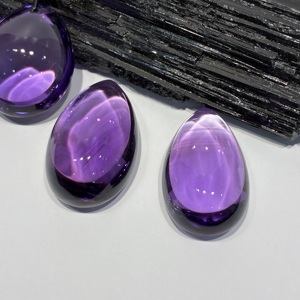 Colgante de Gota de Agua de Amatista Brasileña Natural de 22 mm, Cristal Curativo de Cuarzo, Collar con Piedra en Forma de Lágrima para Reiki, Meditación y Joyería - Product Image 5