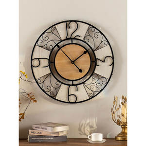 Reloj de Pared Europeo Moderno con Diseño de <span class=keywords><strong>Mapa</strong></span> Creativo, Reloj de Pared Grande de Madera Artesanal, Reloj de Pared Contemporáneo para Colgar - Product Image 4