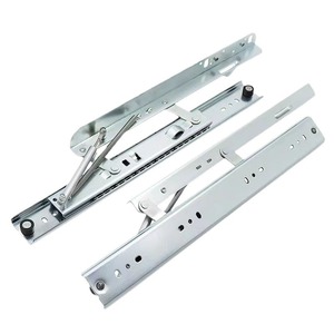 Xinjunye Three Section Buffer <b>Slide</b> Rail 36 In Full Extension Metal <b>Drawer</b> <b>Slide</b> Silent Model - Product Image 3