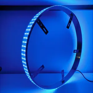 Kingshowstar LED <span class=keywords><strong>Quad</strong></span> Row Wheel Lights Truck Car Offroad Tire Light With RF controller Mounted 4-Row RGBW Wheel Rim Light Kit - Product Image 4