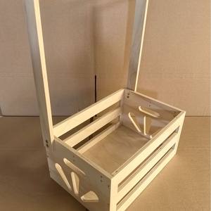 Panier de rangement pour vêtements de bébé, boîte cadeau pour nouveau-nés garçons et filles, panier de rangement pour cadeaux de bébé, caisse en bois pour baby shower - Product Image 5