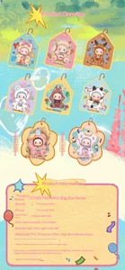 Offre Spéciale – Porte-clés en PVC 100 % authentique de la série Pocket Zoo Lovely <span class=keywords><strong>Emma</strong></span>, Boîte Mystère Mignonne Unisexe - Product Image 4
