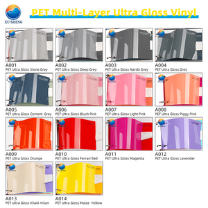 1.52*18m PET Ultra Gloss colore ciano decorazione autoadesiva rotolo pellicola Car Wrap vinile Car Wrapping <span class=keywords><strong>Film</strong></span> - Product Image 4