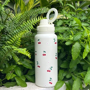 Custom Logo 32oz Vacuum Insulated Stainless Steel Double Wall Sport Water <b>Bottle</b> Magnetic Lid Phone Holder 12-24 Hours Thermal - Product Image 4