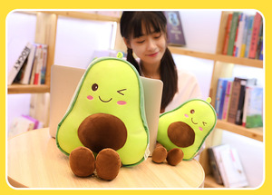 Trong Kho Mềm Dễ Thương Kawaii Juguete Aguacate Peluche Búp Bê Gối Kid Trái Cây Bơ plushies Peluches Sang Trọng Đồ Chơi Nhồi Bông - Product Image 6