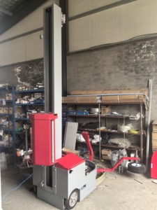 Robot di động Pallet thu nhỏ bọc đầy đủ tự động kéo dài phim Robot Máy bao bì Robot căng máy bao bì - Product Image 3