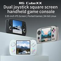 ANBERNIC RGCubeXX Console de jeux rétro portable Linux RGB Joystick Lecteur de jeux vidéo RG Cube xx Prend en charge la connexion WIFI HD TV
