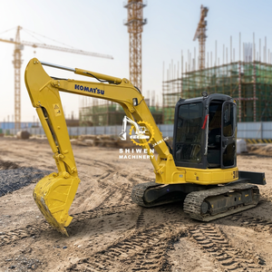 Japan Brand Used Komatsu Mini Excavator pc55 With Komatsu 4D88E-7 Engine 28.3kw Power For Construction CE EPA pc35 pc45 pc58 - Product Image 1
