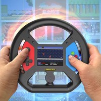 2024 nouveau volant lecteur de jeu portable écran couleur affichage Portable lecteur de jeu Mini Console vidéo pour enfants cadeau