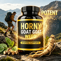Nahrungsergänzungsmittel Horny Goat Weed Maca-Wurzel Kapseln für Erwachsene Männer - Extra Starke Männliche Leistungssteigerung Libido Energie Ausdauer Booster