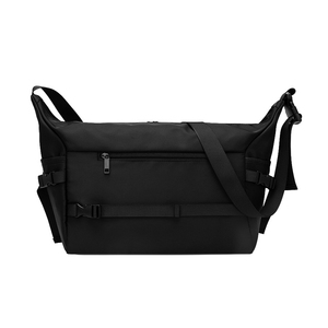 Sac messager élégant pour <span class=keywords><strong>homme</strong></span> en nylon noir <span class=keywords><strong>à</strong></span> bandoulière unique, multi-poches, sac de loisirs <span class=keywords><strong>à</strong></span> bandoulière, sac <span class=keywords><strong>à</strong></span> bandoulière - Product Image 1