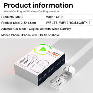 MMB CP2 Adaptateur Carplay portable Adaptateur Plug and Play sans fil pour Mercedes Audi <span class=keywords><strong>Auto</strong></span> AI Box pour Android Cars Car Usb Dongle - Product Image 2