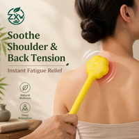Marteau de massage manuel pour les méridiens, 38 cm, portable, pour soulager le stress corporel, bâton de massage pour le dos, le cou et les épaules