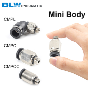 Accesorios neumáticos Accesorios en miniatura Recto a través de PC Codo <span class=keywords><strong>PL</strong></span> Cilíndrico POC Acoplamientos de manguera de aire de liberación rápida - Product Image 2